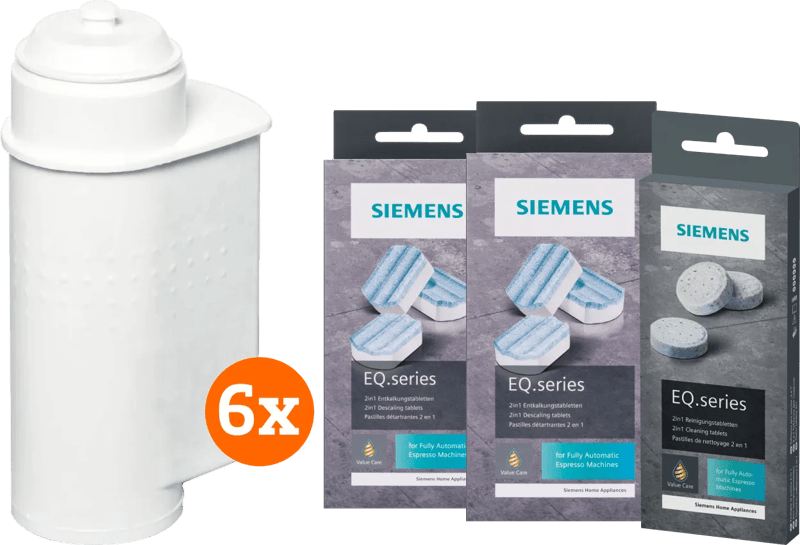 Detalle de Siemens Pflegeset 1 Jahr mit 6 Filtern