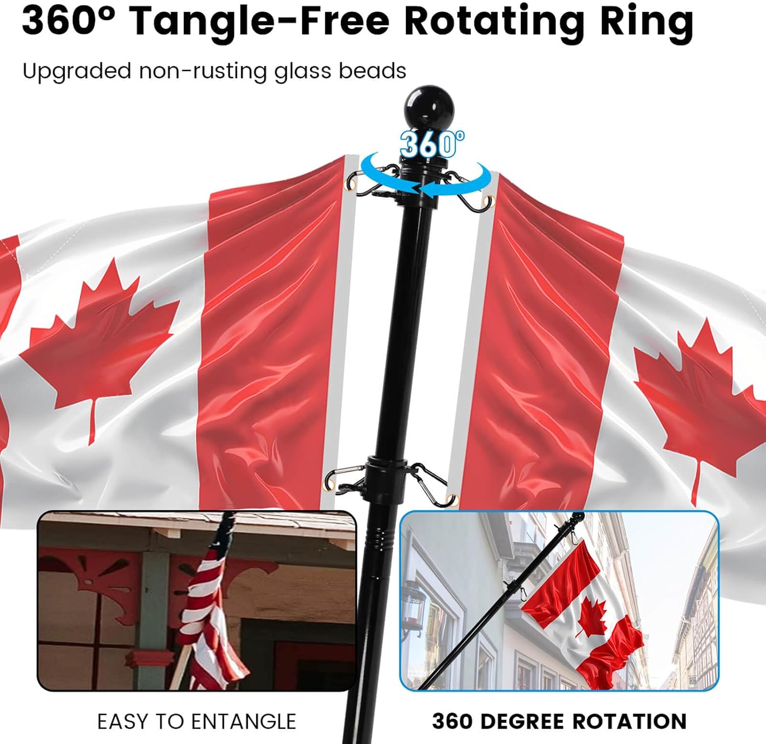 Detalle 1 de Rohseson Flag Pole Kit 6 FT