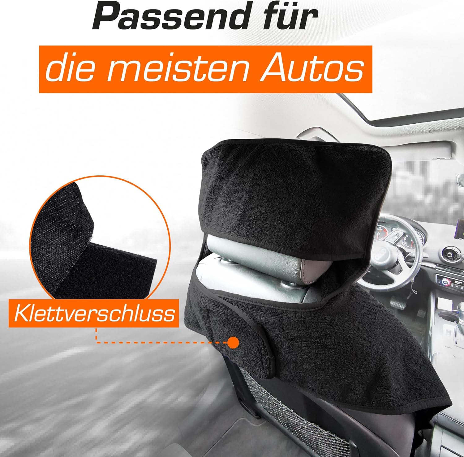 Thumbnail 4 de Upgrade4cars Frottee Autositzschoner Vordersitz