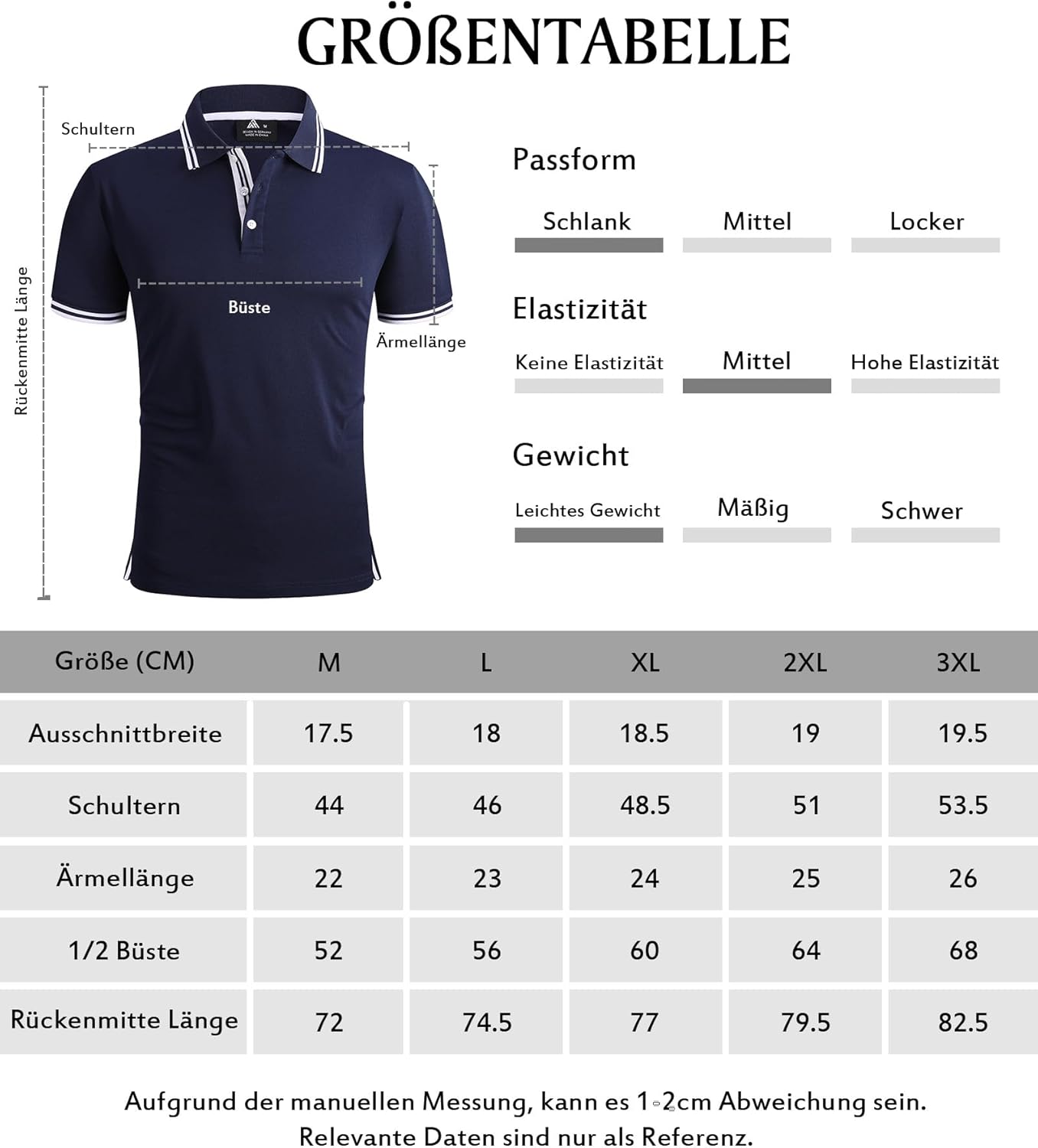 Thumbnail 5 de SwissWell Polo Uomo Manica Corta: asciugatura rapida e comfort elastico per golf e tennis