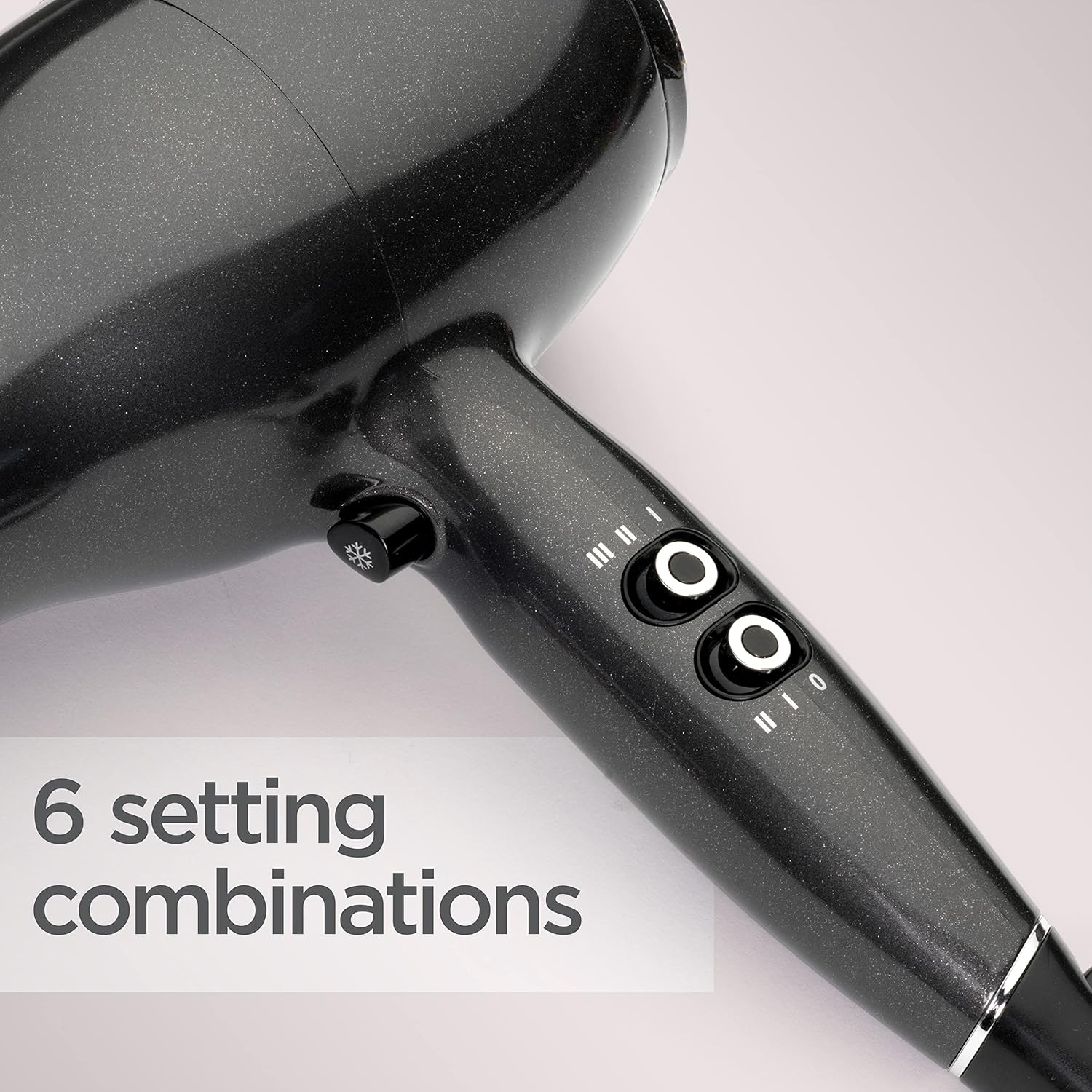 Thumbnail 5 de BaByliss Platinum Diamond 6490DU Hair Dryer & Diffuser (2300W) with Ionic Frizz-Control