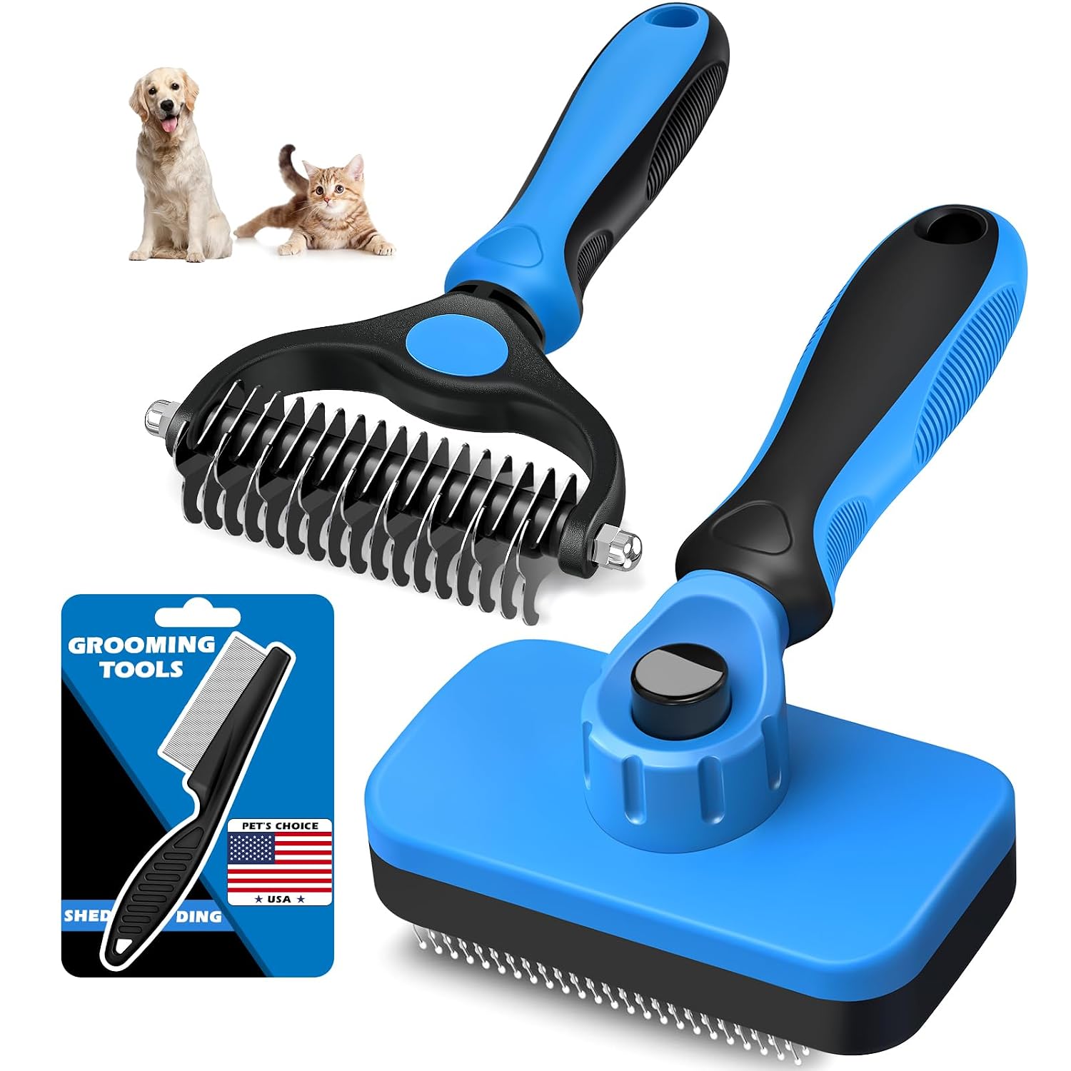 Detalle de Augwind Pet Grooming Kit 3-Piece