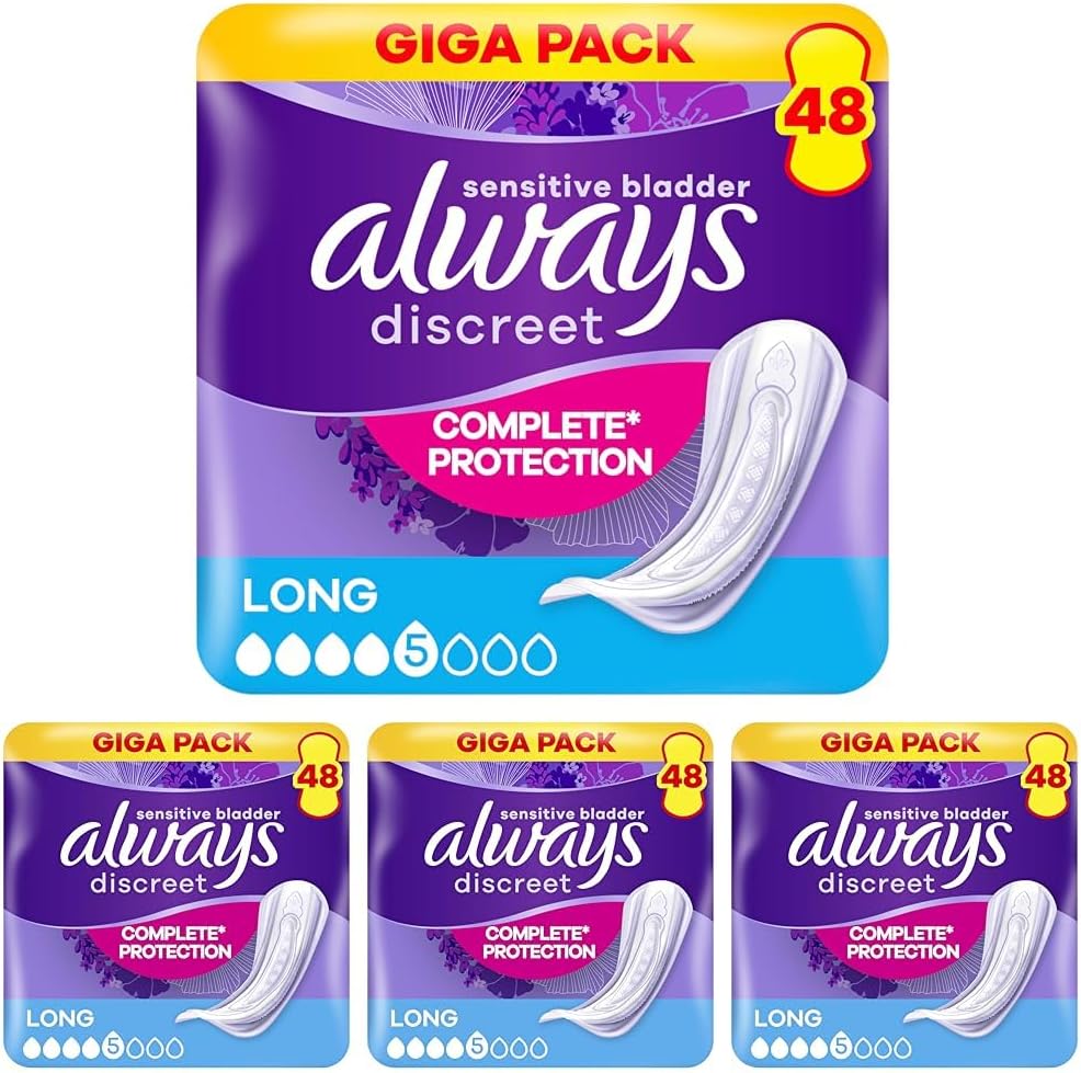 Thumbnail 6 de Always Discreet Serviettes Longues Fuites Urinaires 48