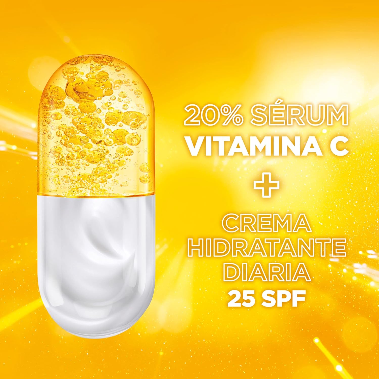 Detalle 2 de Garnier Sérum Iluminador y Anti Mancha 2 en 1 SPF25💧