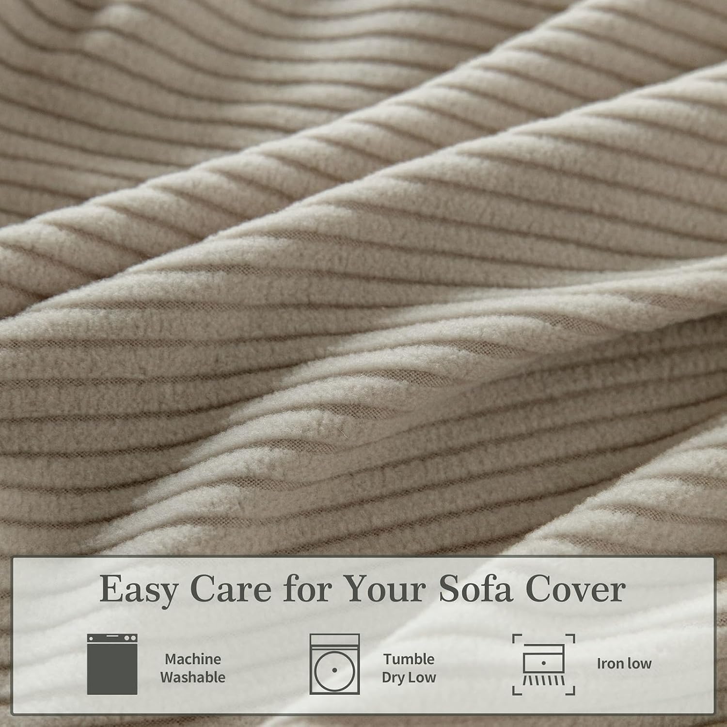Thumbnail 5 de OHSIO Sectional Couch Cover 1-Piece Sofa Protector ๐