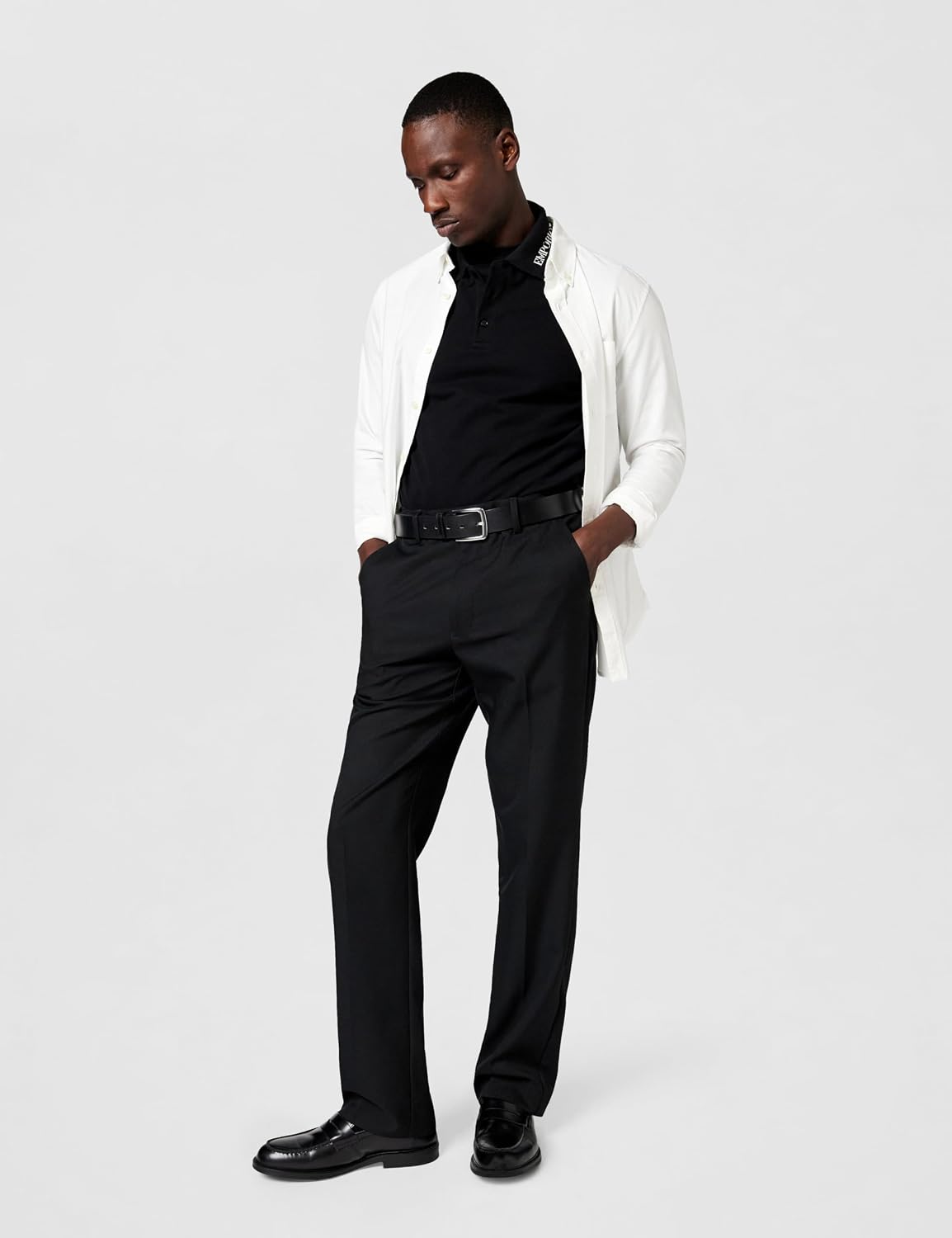 Detalle de Emporio Armani Polo Uomo - Polo a manica corta con logo aquila ricamato