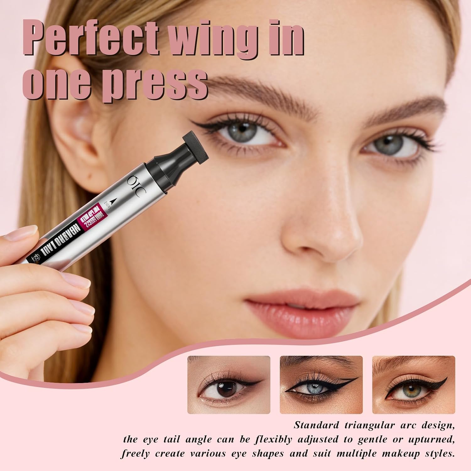 Thumbnail 4 de QIC eye liner stamp: eyeliner nero 2-in-1 con timbro e punta in spugna