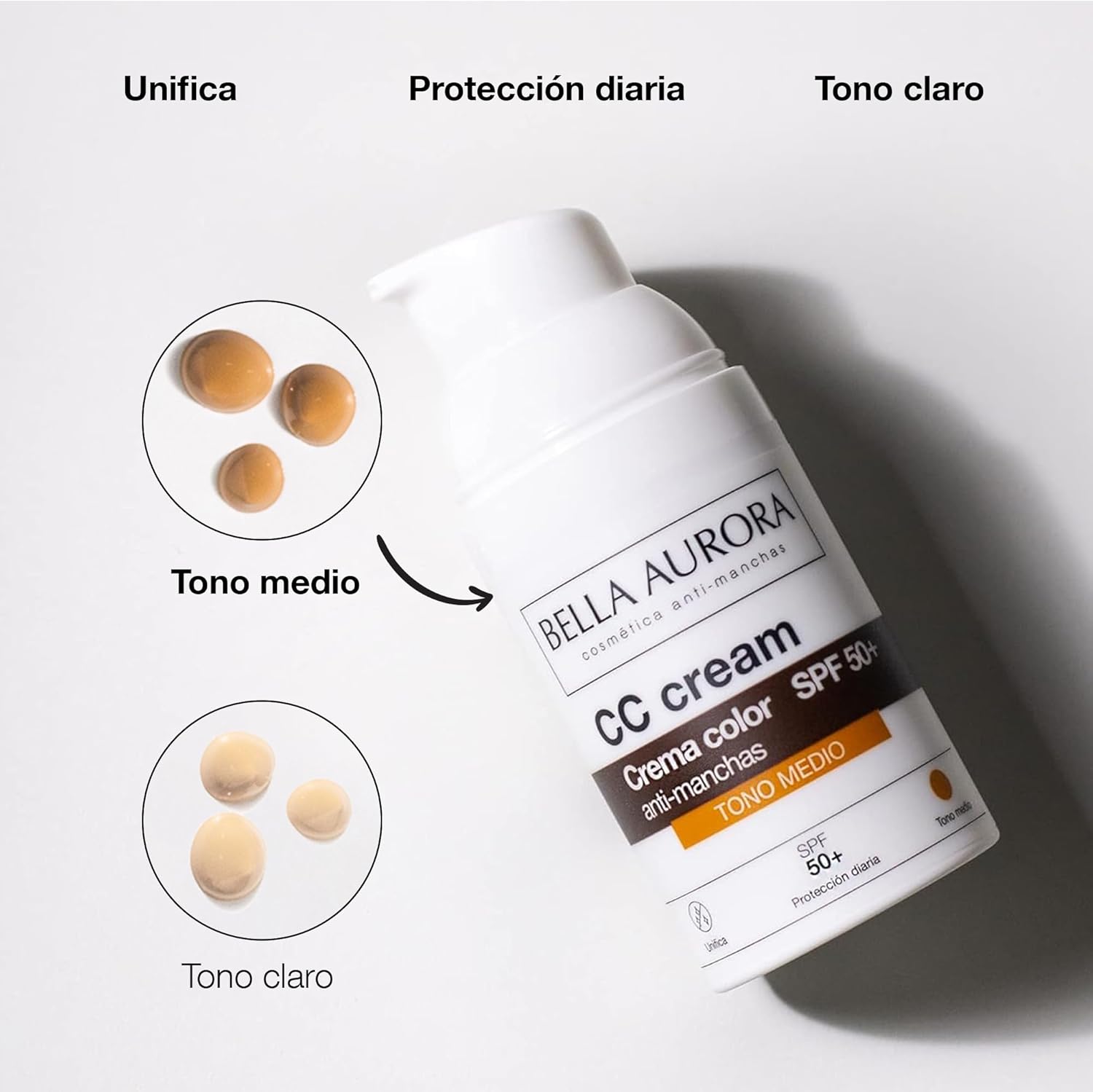 Thumbnail 2 de BELLA AURORA CC Cream Antimanchas SPF50+ 🌞 Tono Medio