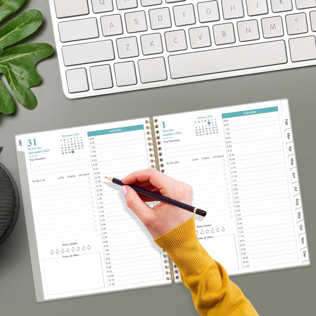 Thumbnail 6 de 2026 Daily & Monthly Planner ⚙