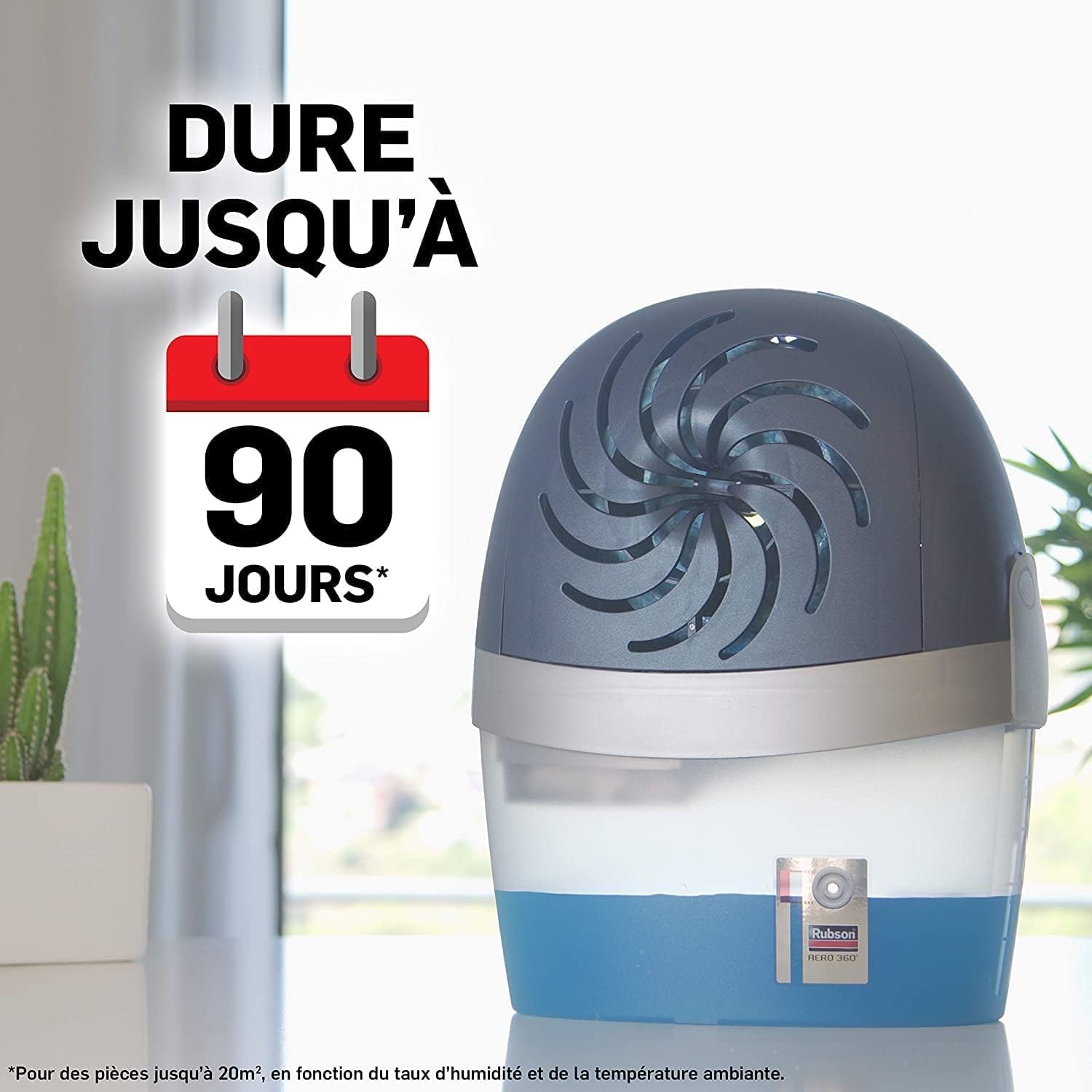 Thumbnail 4 de Rubson AERO 360° TAB – Recharges neutres (6 x 450 g) pour absorbeur d’humidité et anti-odeurs