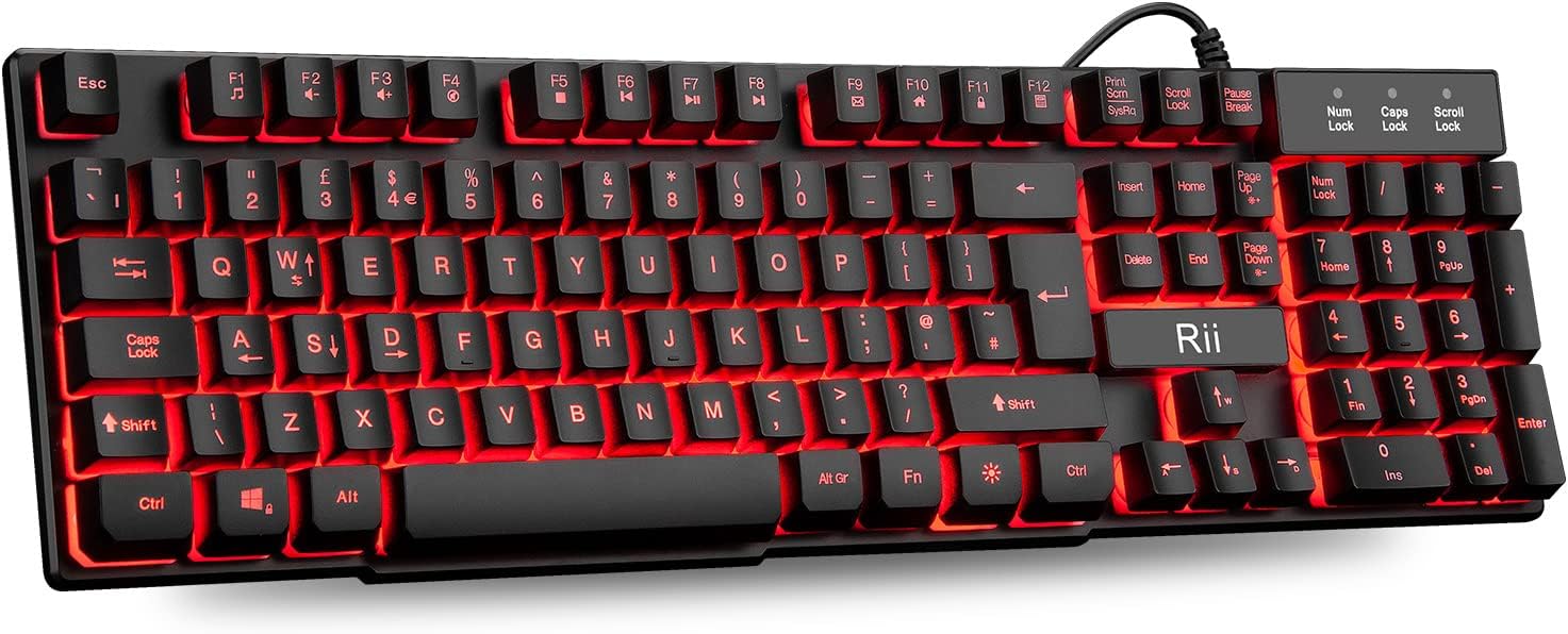 Thumbnail 6 de Rii RK100 gaming keyboard 105‑key