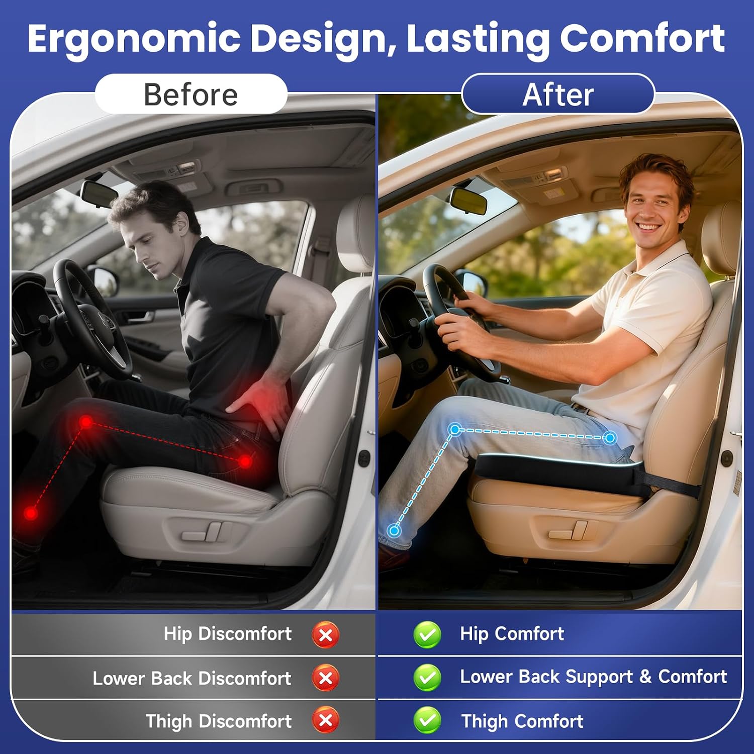 Thumbnail 5 de Juuwan Car Seat Cushion 2.7in booster