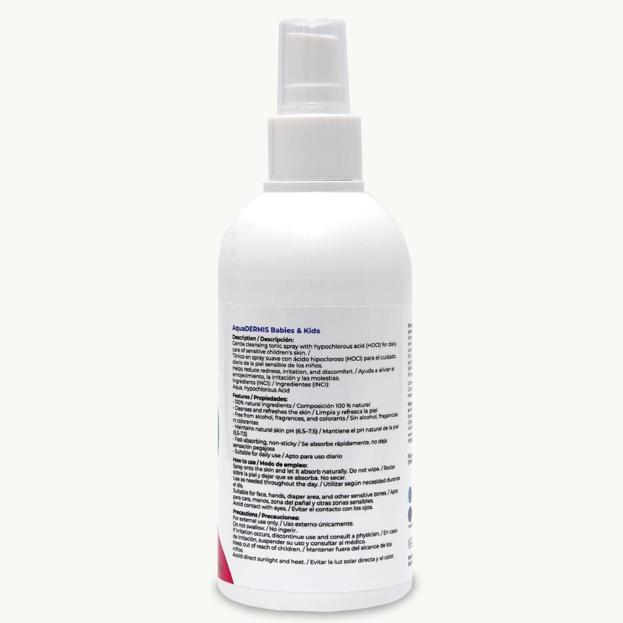 Detalle 2 de AquaDERMIS Spray Tónico 250ml para piel sensible