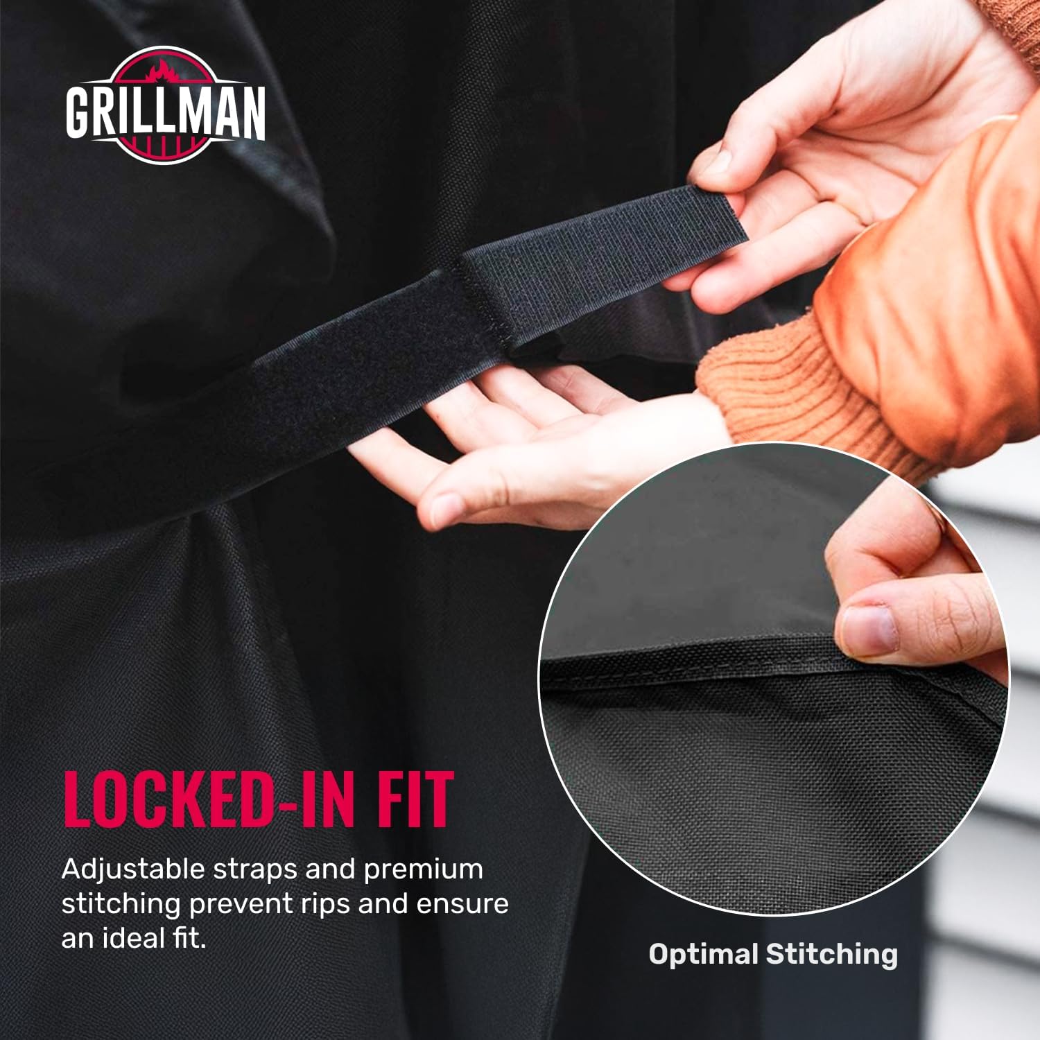 Thumbnail 6 de Grillman Premium BBQ Grill Cover — 64 x 24 x 48 inches, Rip-Proof & Waterproof