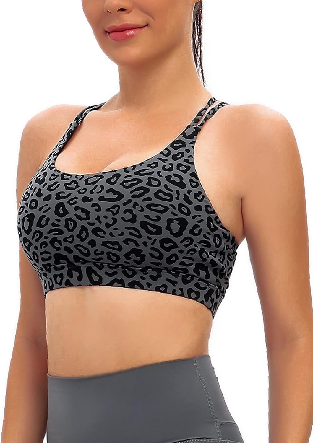 Detalle 2 de RUNNING GIRL Padded Sports Bra Longline