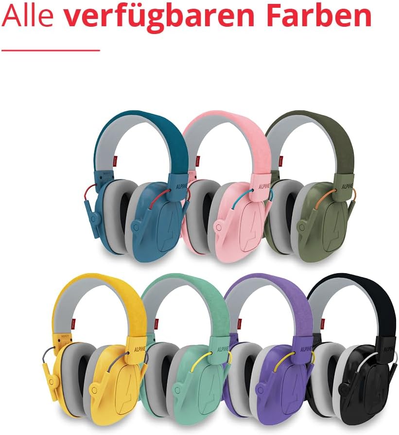 Thumbnail 6 de Alpine Muffy Lärmschutz-Kopfhörer für Kinder bis 16 Jahre (rosa) – Komfort mit verstellbarem Kopfband