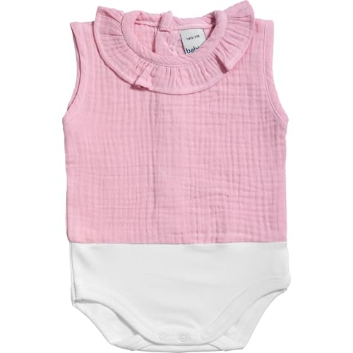 BABIDU Body bebé sin mangas 100% algodón 👶
