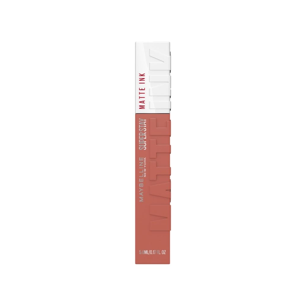 Detalle de Maybelline New York Super Stay Matte Ink Lippenstift Nr. 65 Seductress – langanhaltend, matt und präzise
