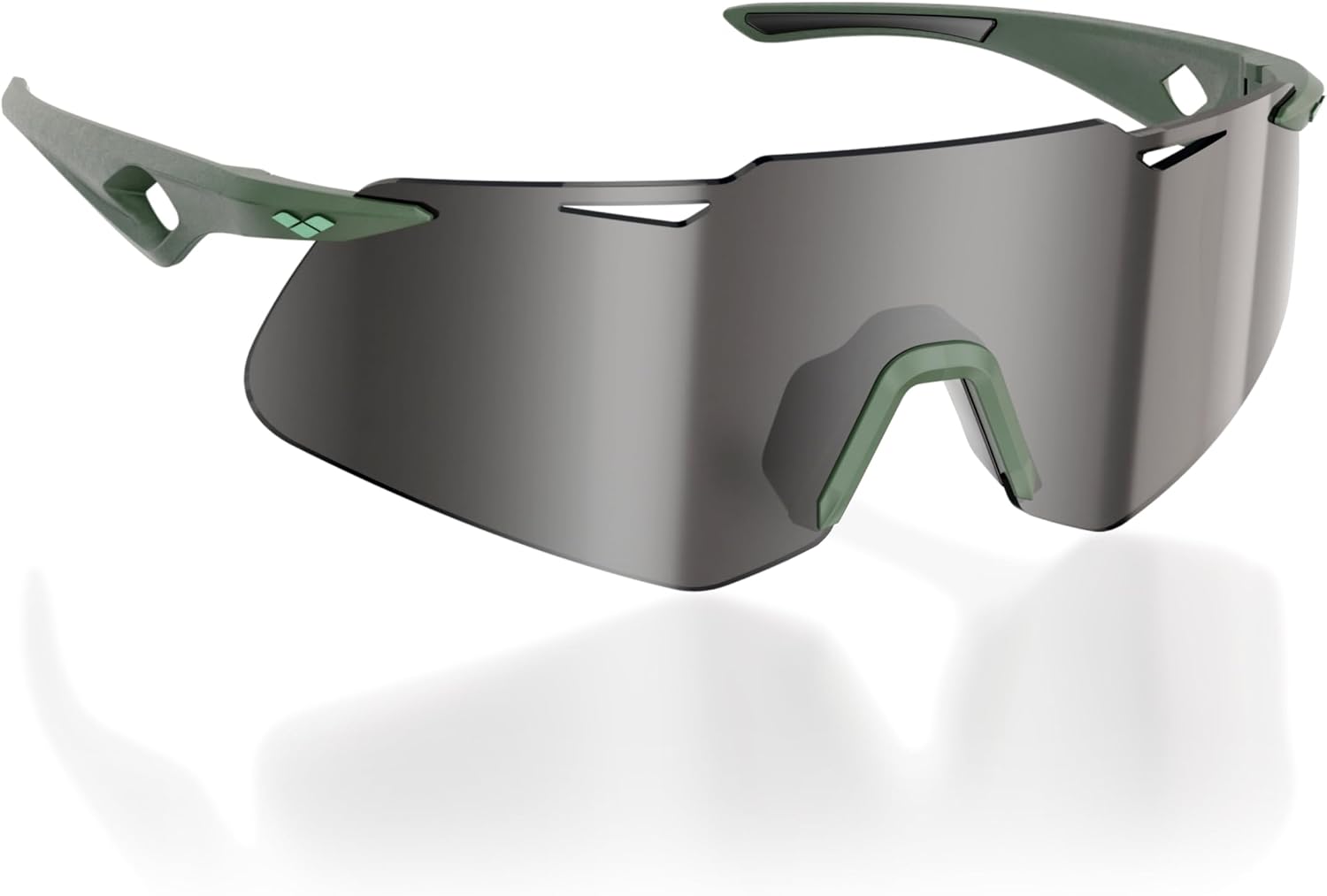 Detalle de arena SAETTA Lunettes de Soleil Sportives – Monture légère et flexible pour l’outdoor