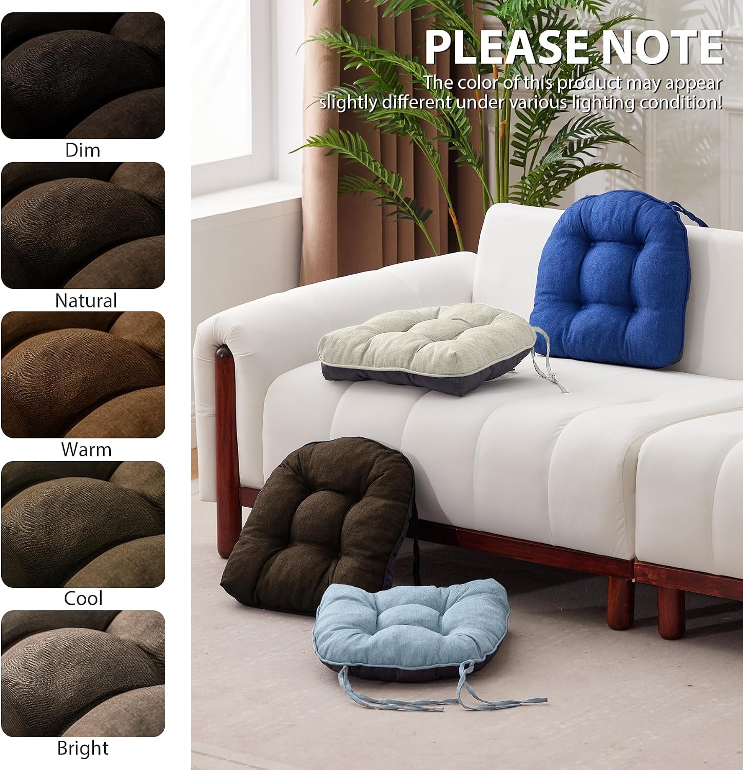 Thumbnail 6 de IASEAHK Chair Cushions 15.5 x 15.5