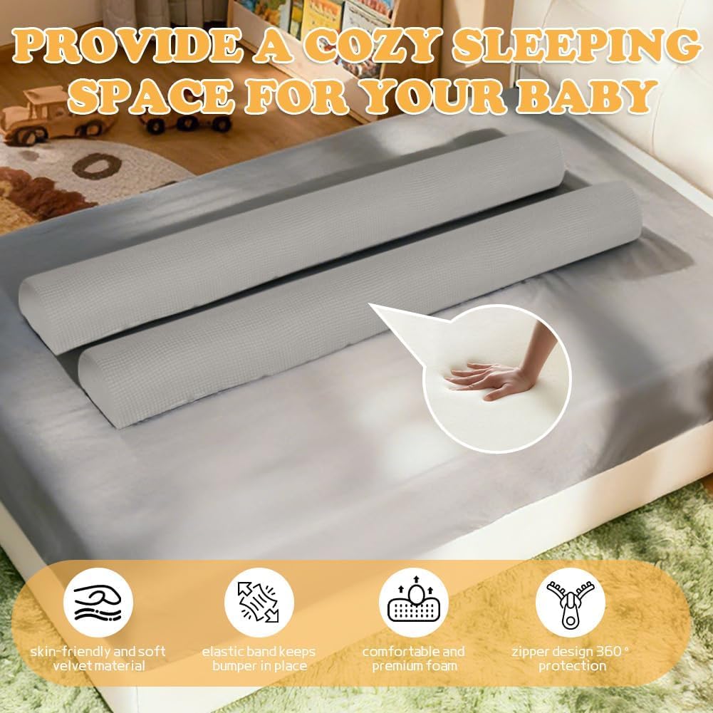 Thumbnail 2 de DUJUIKE Bettschutzgitter 150 cm Memory-Schaum