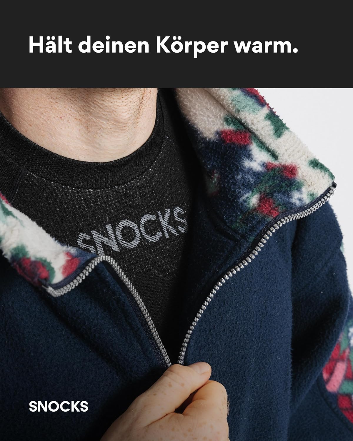 Detalle 2 de Snocks Thermounterwäsche Herren Thermo-Unterhemd Gr. S–3XL