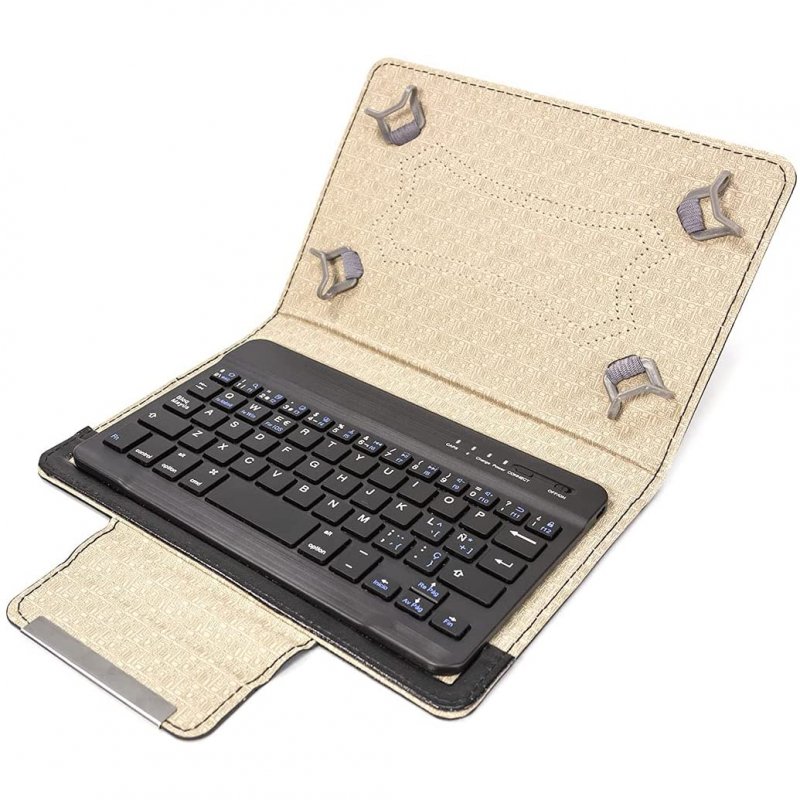 Detalle de Talius CV-3008 funda con teclado Bluetooth para tablet de hasta 8" (QWERTY en español)