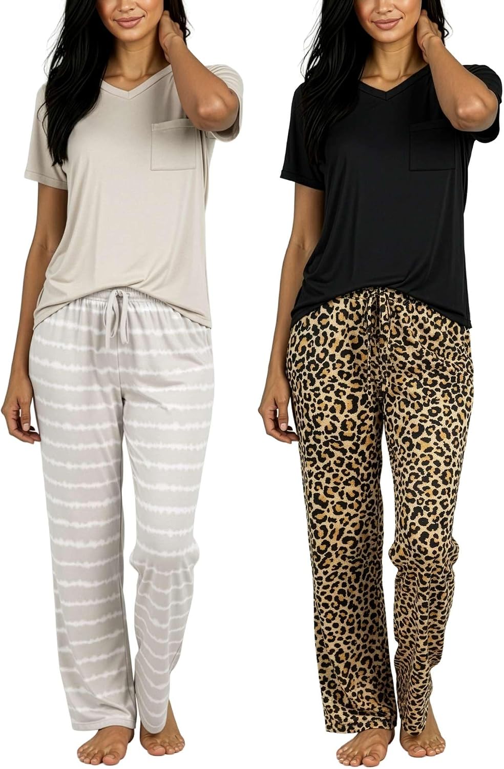 Imagen de Real Essentials Women’s Pajama Sets 2 Pack en OfertitasTOP