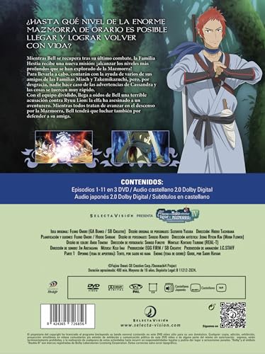 Detalle 2 de Danmachi Temporada 4 Parte 1 (Episodios 1 a 11) en DVD – Selecta Vision