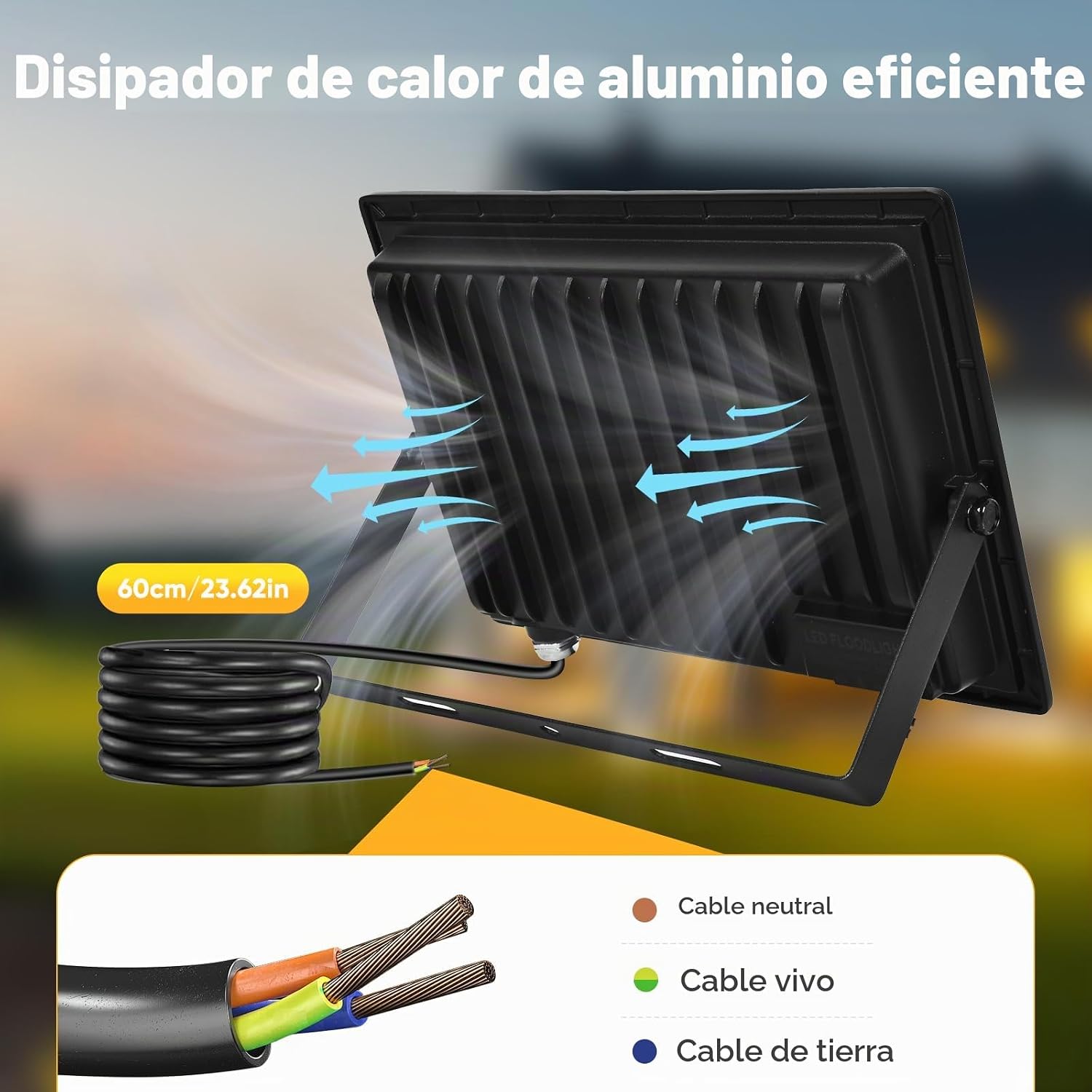 Thumbnail 4 de Plazique Foco LED Exterior 50W IP67 5000LM