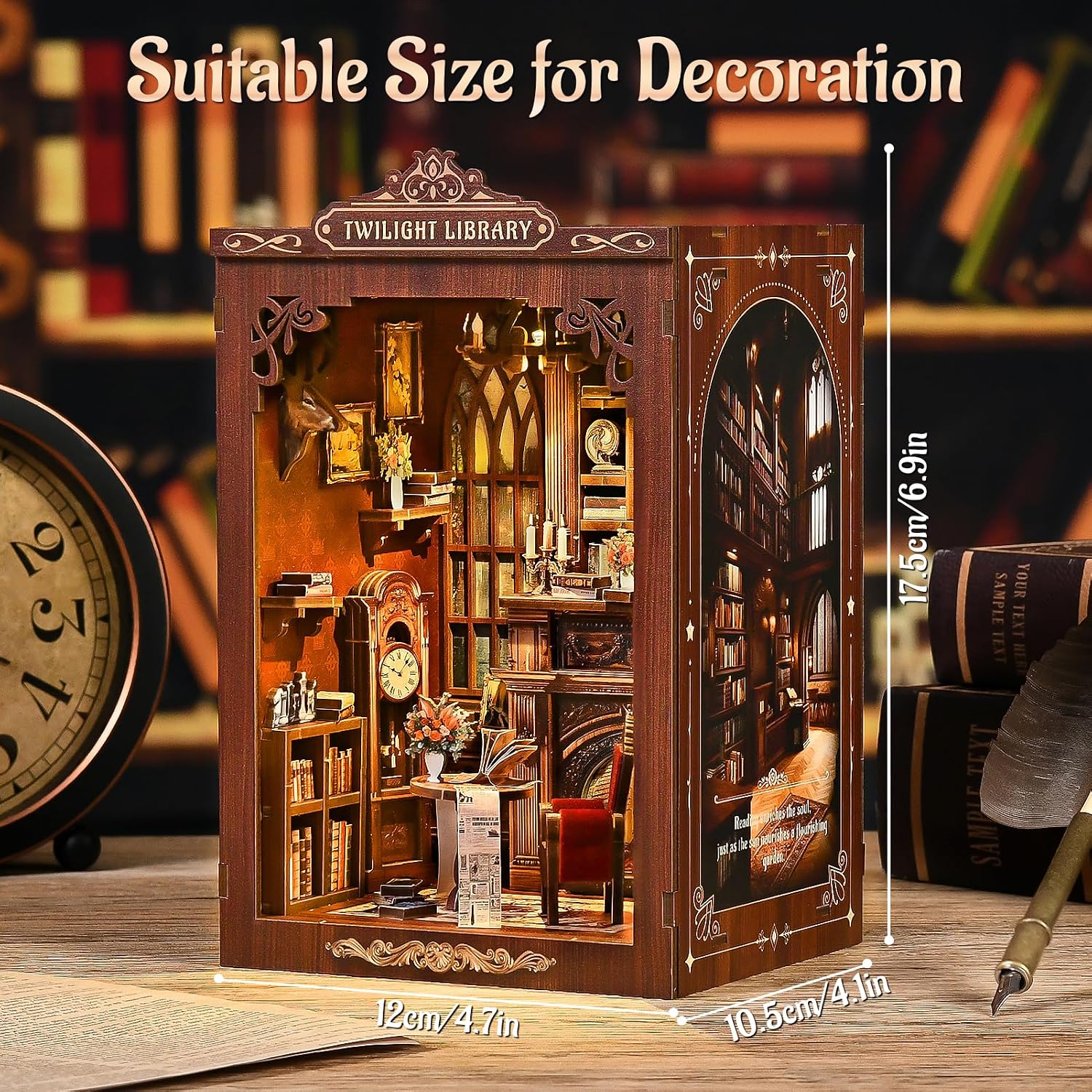 Detalle 2 de Book Nook Kit DIY 3D Puzzles