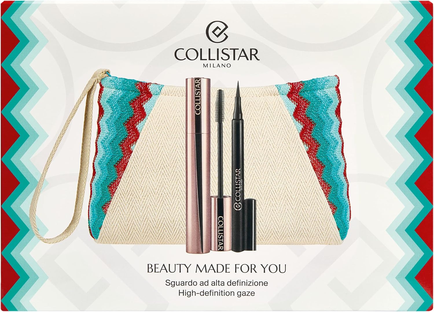 Detalle de Collistar Cofanetto Regalo Donna Infinito Mascara 7,5 ml + Eye Marker Nero 1 ml – Allungante, Curvante e Precisione 12H