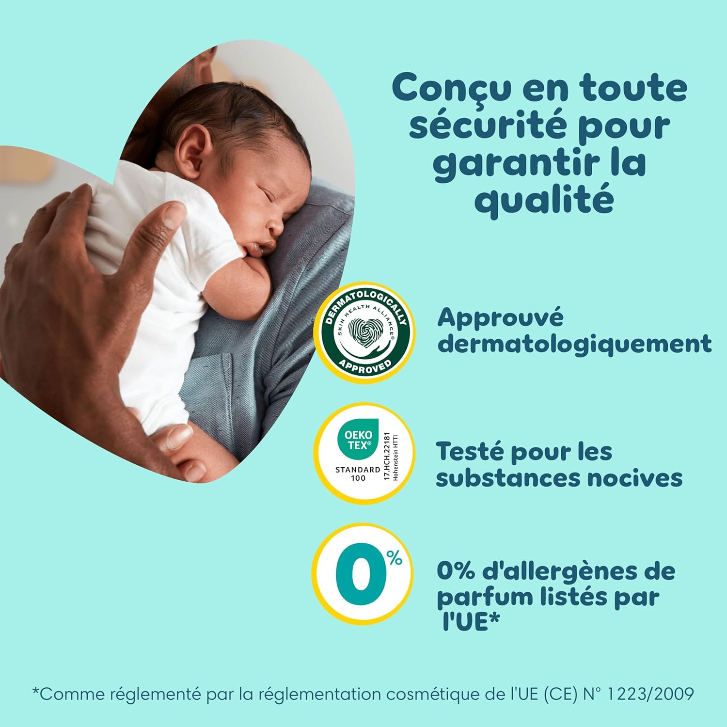 Thumbnail 5 de Pampers Premium Protection Taille 6 (13–18 kg) – 144 couches, double protection anti-fuites, pack 1 mois