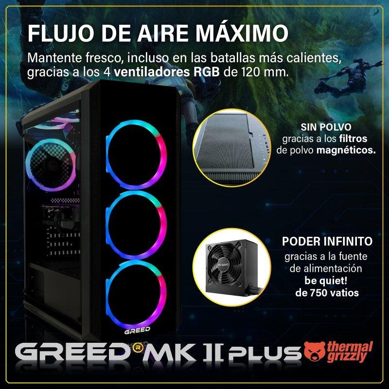 Thumbnail 2 de GREED PC de sobremesa Ryzen 7 5700X