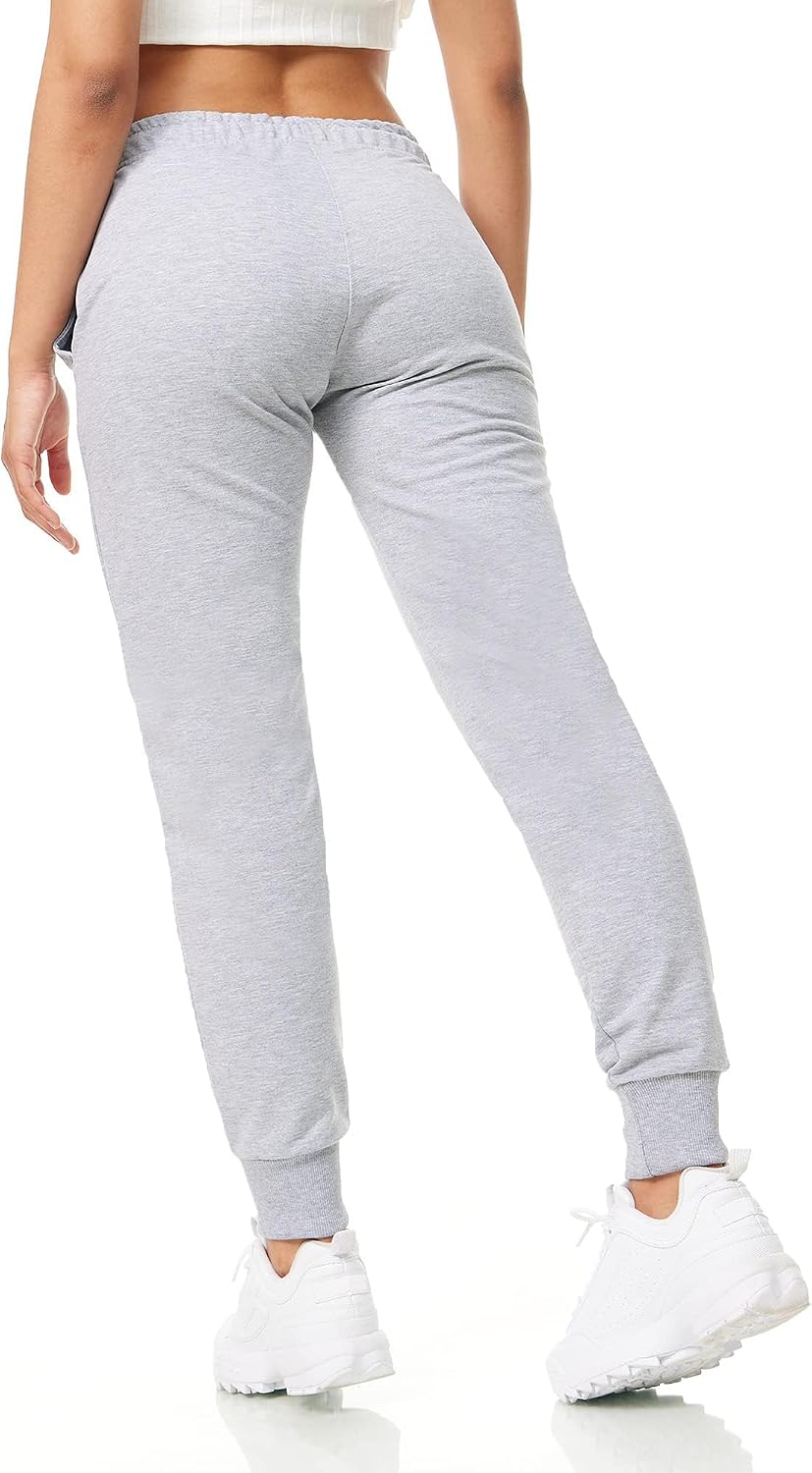 Thumbnail 3 de ROSS CAMP joggingbroek voor dames van katoen, met trekkoord en geribde boorden