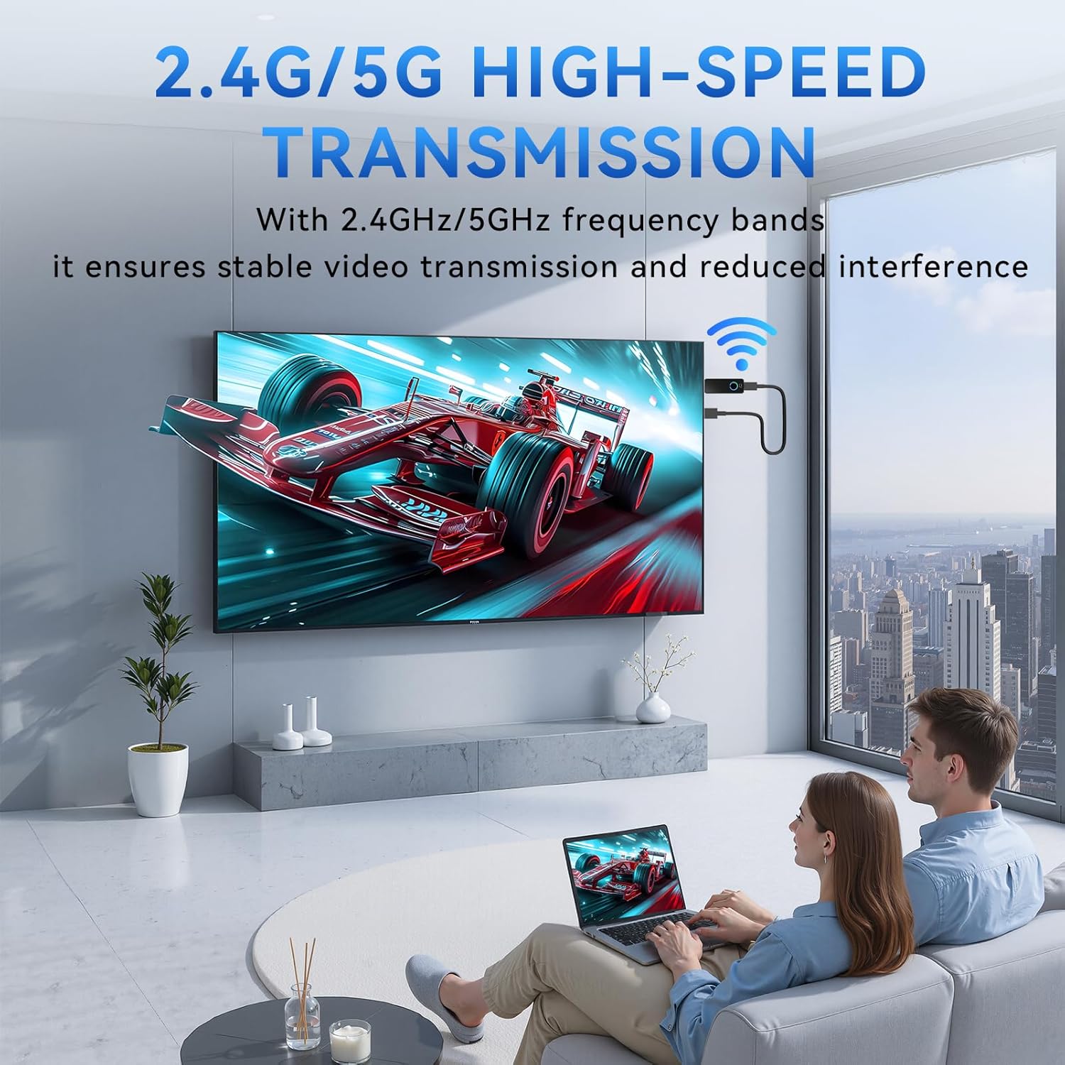 Thumbnail 6 de Adaptateur HDMI sans Fil W3401 – Dongle Miracast/AirPlay pour TV, Projections et Moniteurs