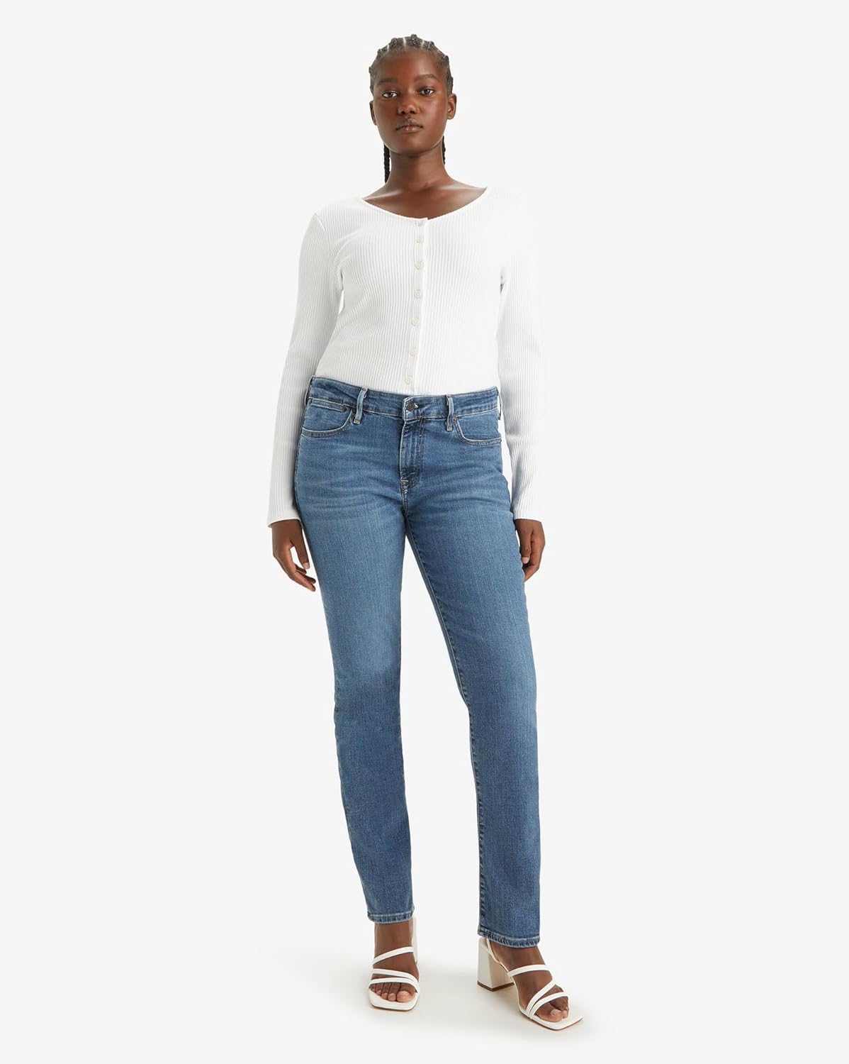Thumbnail 4 de Levi’s Damen 712 Slim Fit Jeans – Slim Fit mit Wattleisten-Taschen