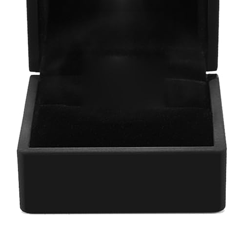 Thumbnail 6 de Yosoo Health Gear caja de anillo con luz LED para propuesta de boda y San Valentín (negro)
