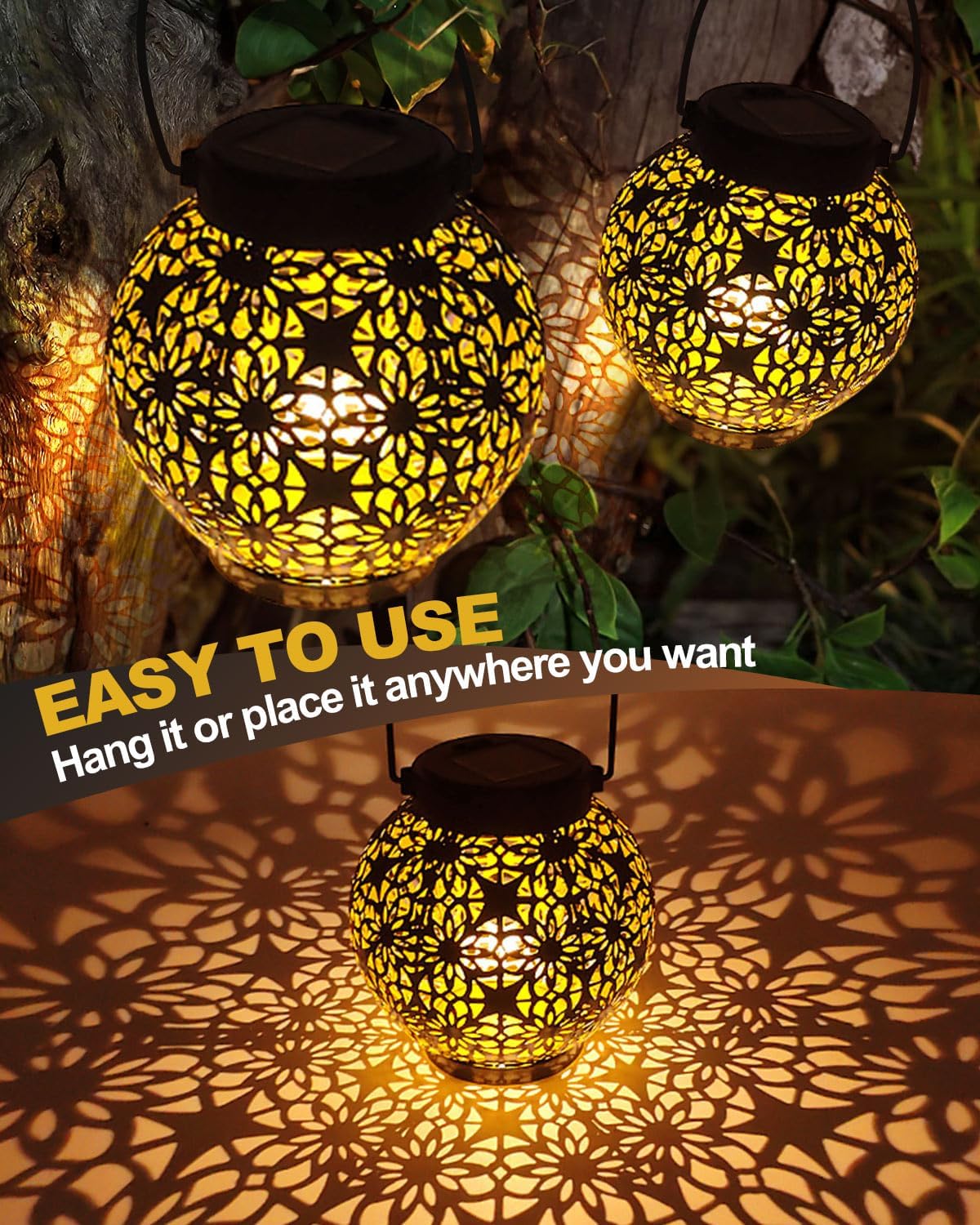 Thumbnail 3 de KALAHOL Solar Lanterns 2 Pack