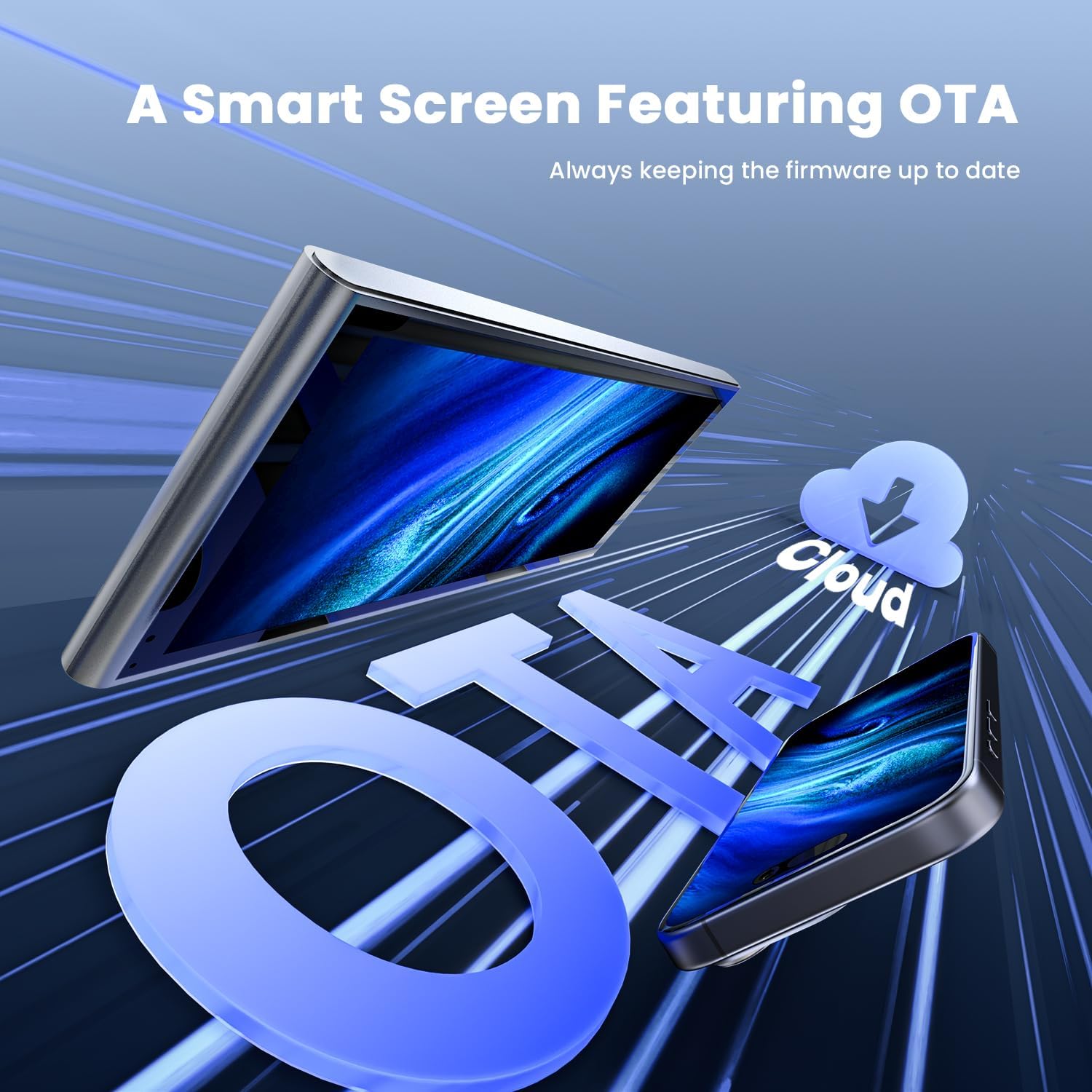 Thumbnail 5 de 9.26" CarPlay Screen for Car (Wireless) with OTA Updates, GPS, FM, and Voice Control