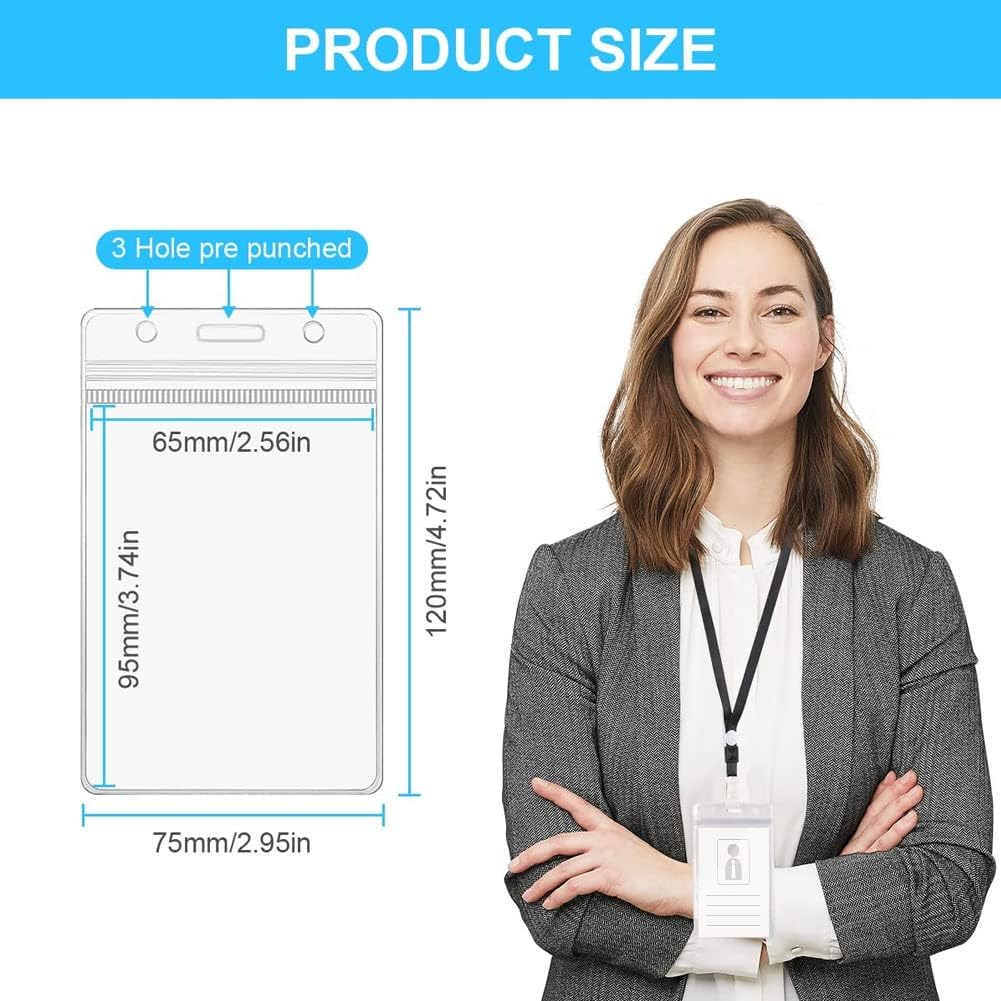 Thumbnail 1 de Vicloon Porta Badge 50 pezzi 🪪