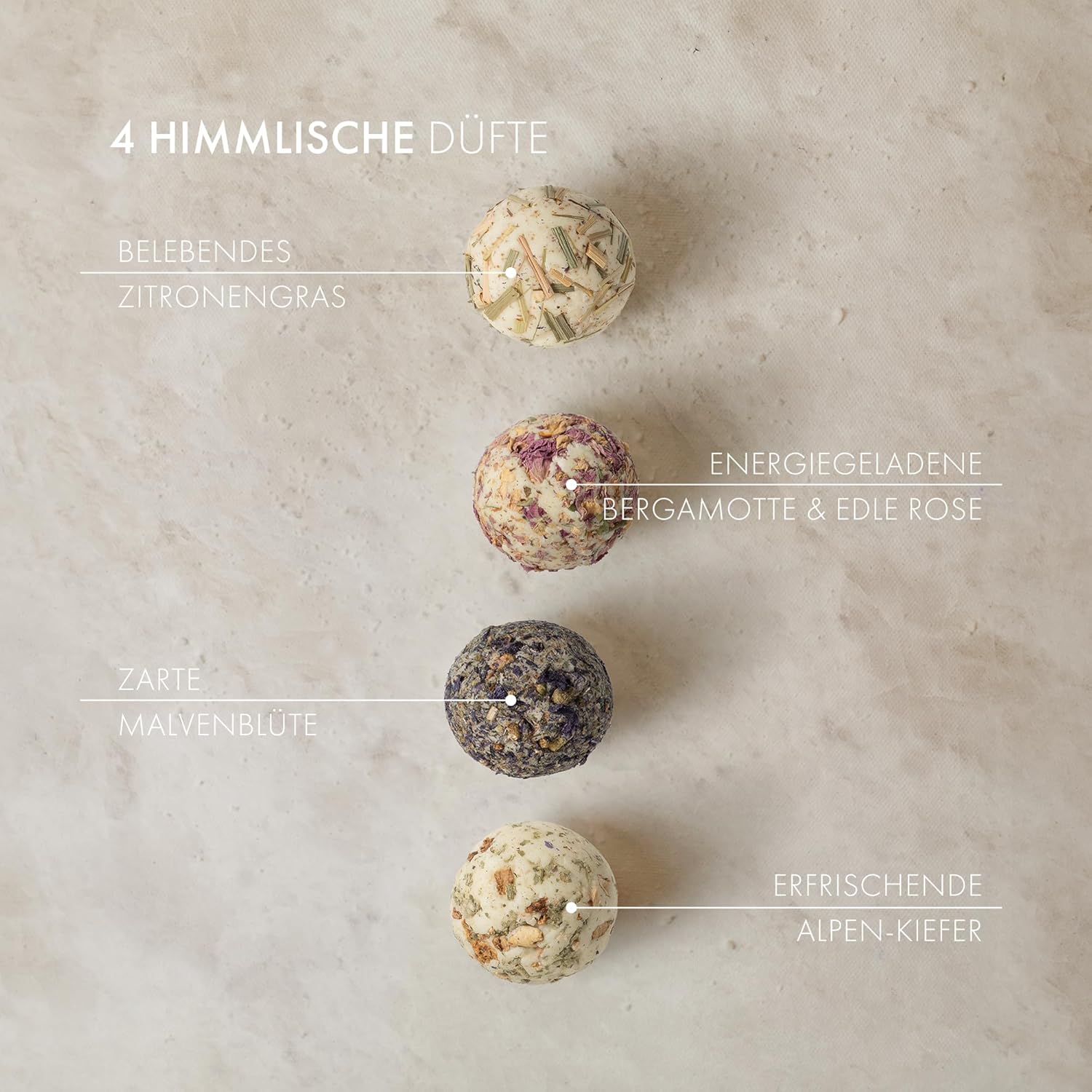 Thumbnail 5 de Satin Naturel Dankesmomente Badebomben 4er-Set