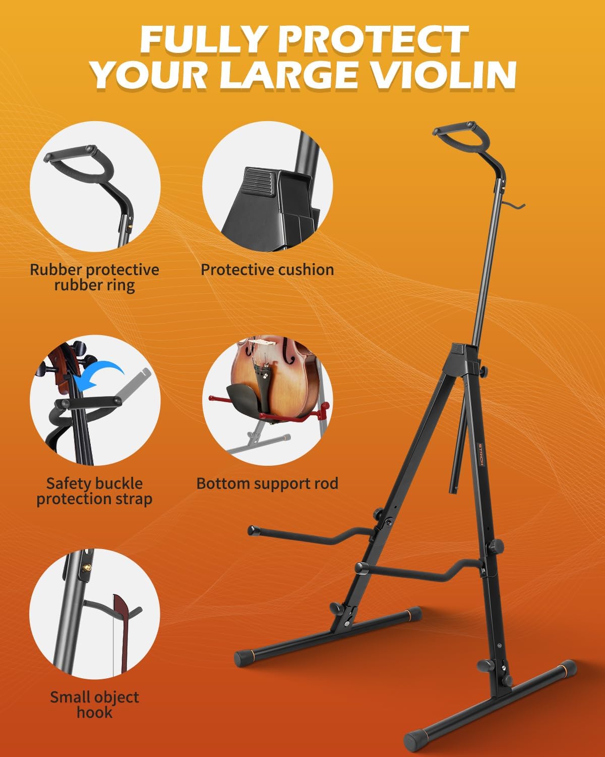 Detalle 2 de STRICH Cello Stand SCS-10