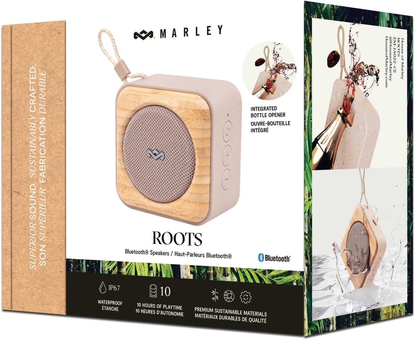 Thumbnail 8 de House of Marley Roots - Altavoz Bluetooth portátil e impermeable 🎶