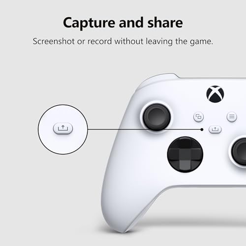 Thumbnail 3 de Xbox Wireless Gaming Controller (Robot White) — Enhanced Comfort, Versatile Connectivity