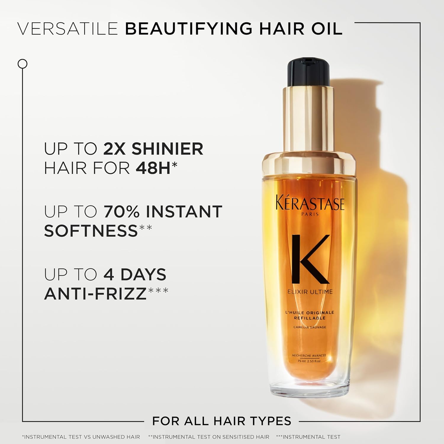 Thumbnail 3 de Kérastase Elixir Ultime Hair Oil (L’Huile Originale) – lightweight treatment with argan and camellia oil