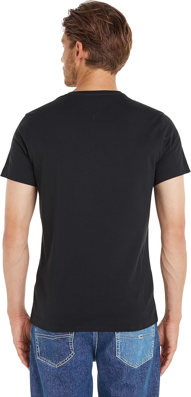 Thumbnail 1 de Tommy Jeans Basic T-Shirt – schlichtes Kurzarmshirt aus Baumwolle mit Stretch-Komfort