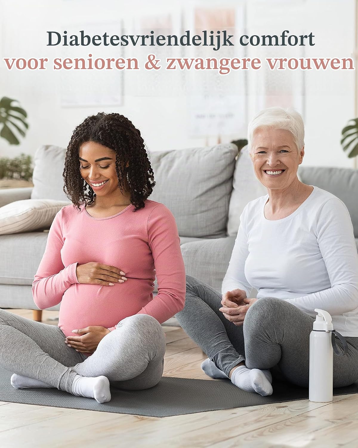 Thumbnail 5 de Fiera Besa BESA2022BDDA diabetessokken voor dames, 4 paar bamboeviscose