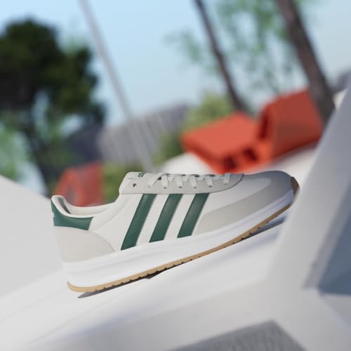 Detalle de adidas Run 70S 2.0 Shoes para Hombre - Core White/Collegiate Green/Off White, 43 1/3 EU