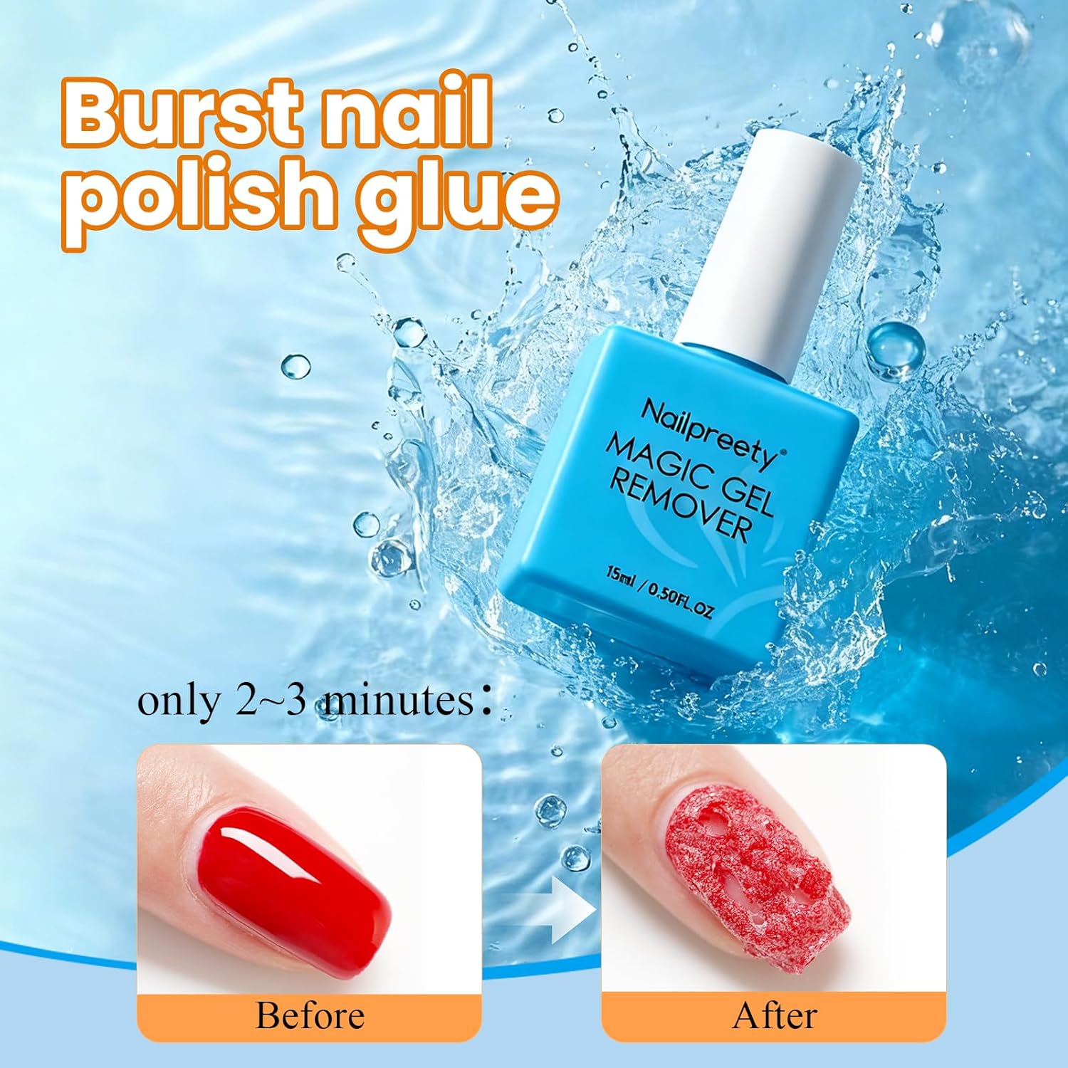 Detalle 2 de Quita Esmalte Semipermanente 15ml para uñas